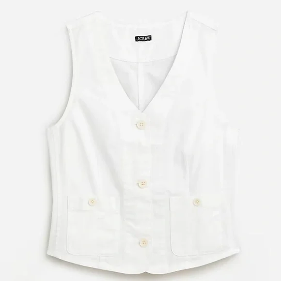 NWT J. Crew Patch-pocket Chino Vest - Picture 3 of 8